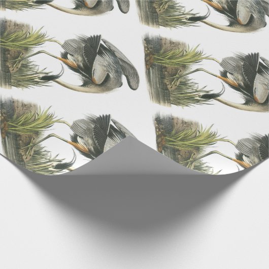 Graureiher durch Audubon Geschenkpapier (Ecke)