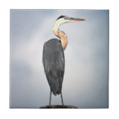 Graureiher Fliese (Vorderseite)