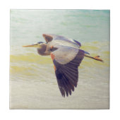 Graureiher Fliese (Vorderseite)