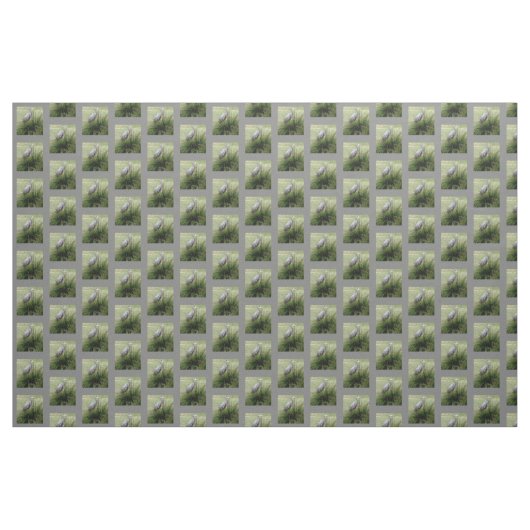 Graureiher - Garten Stoff (Yard (91,4 cm))