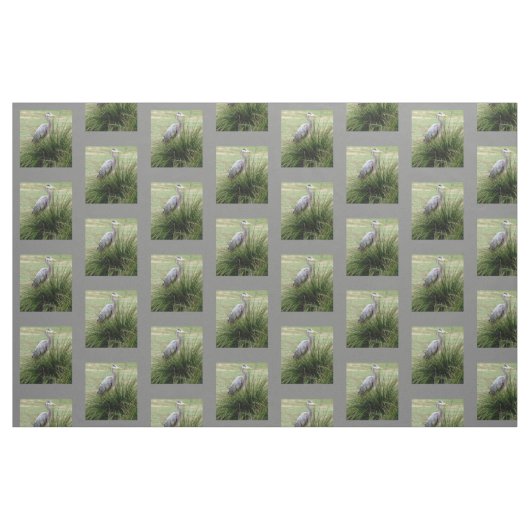 Graureiher - Garten Stoff (Fat Quarter (45,7 x 55,9 cm))