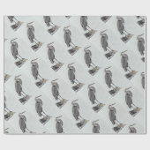 Graureiher Geschenkpapier (Flach)