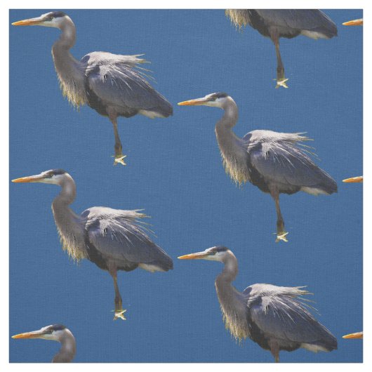 Graureiher-Gewebe Stoff (Muster)