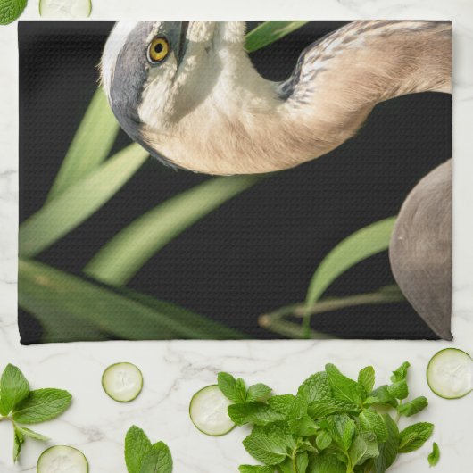 Graureiher Handtuch (Gefaltet)