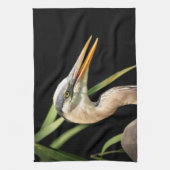 Graureiher Handtuch (Vertikal)