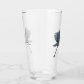 Graureiher im Flug Glas (Rechts)