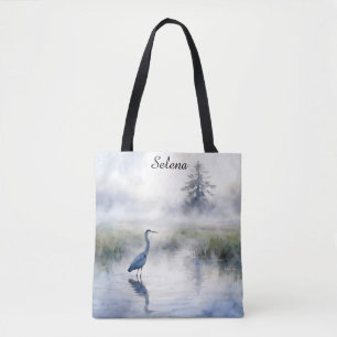 Graureiher in einem Salzmarsch Tasche