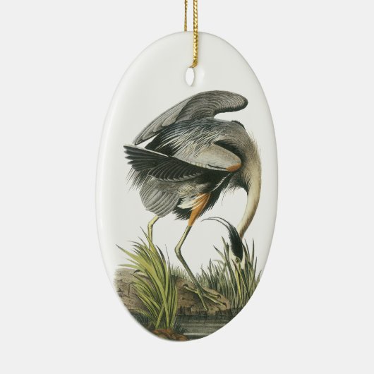 Graureiher, John Audubon Keramikornament (Rechts)