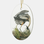Graureiher, John Audubon Keramikornament (Links)