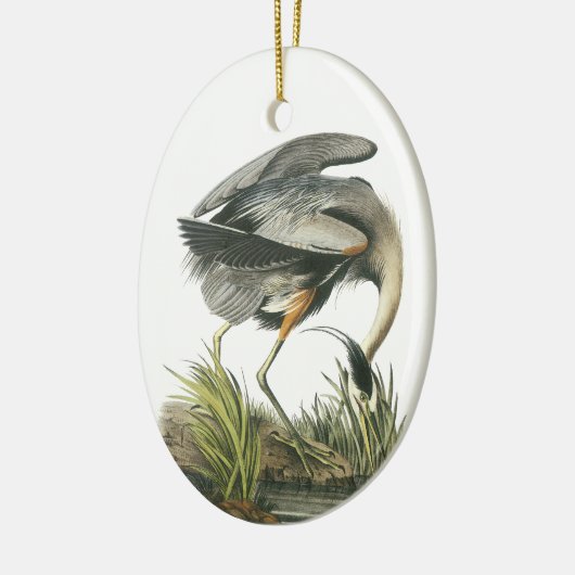 Graureiher, John Audubon Keramikornament (Links)