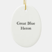 Graureiher, John Audubon Keramikornament (Hinten)