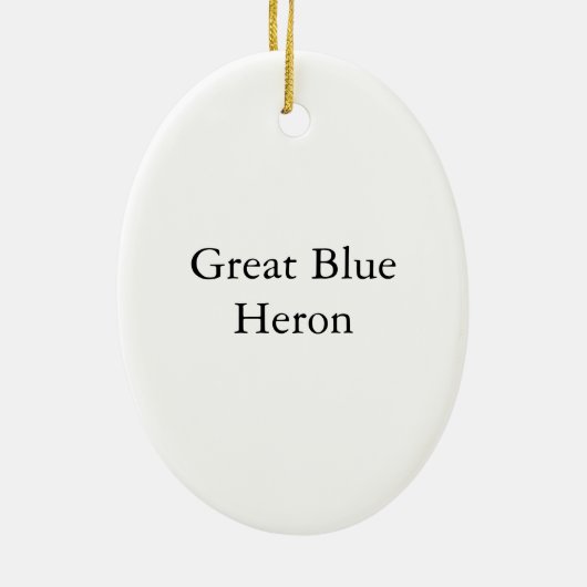 Graureiher, John Audubon Keramikornament (Hinten)