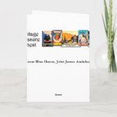 Graureiher, John James Audubon Karte (Rückseite)