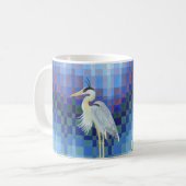 Graureiher Kaffeetasse (Vorderseite Links)