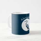 Graureiher Kaffeetasse (Vorderseite Links)