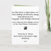 Graureiher Karte (Rückseite)