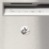 Graureiher Magnet (In Situ (Geschirrspüler))