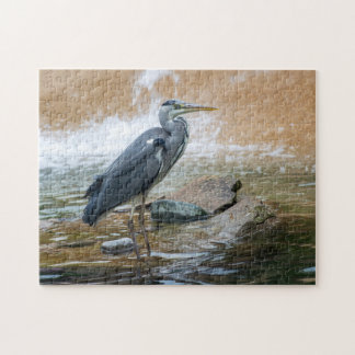 Graureiher Puzzle