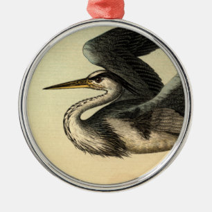 Graureiher-Verzierung Ornament Aus Metall