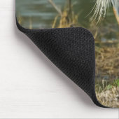 Graureiher-Vogel Mousepad (Ecke)