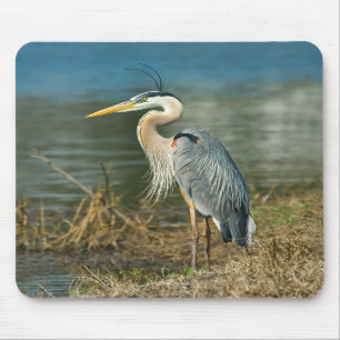 Graureiher-Vogel Mousepad