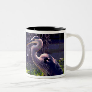 Graureiher Zweifarbige Tasse