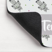 Graurobotermuster Mousepad (Ecke)