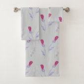 Graurosa Blume Badhandtuch Set (Insitu)