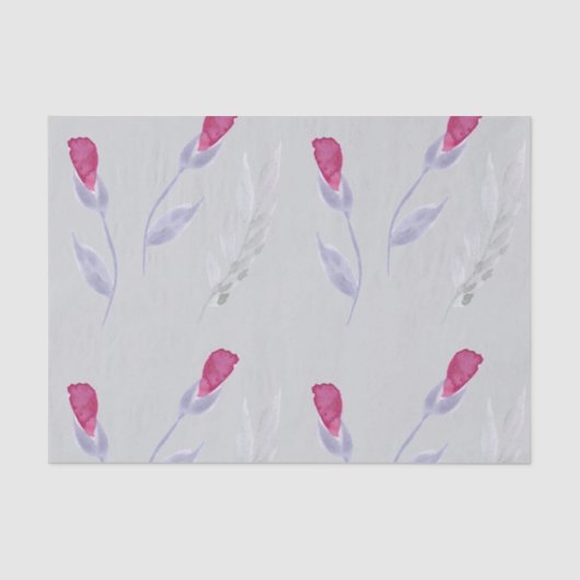 Graurosa Blume Seidenpapier (Vorderseite)