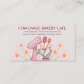 Graurosa Blumengebäck & Cooking Utensil Ba Visitenkarte (Vorderseite)