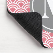 Graurosa Modernes Zirkelmuster Mousepad (Ecke)