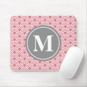 Graurosa Modernes Zirkelmuster Mousepad (Mit Mouse)