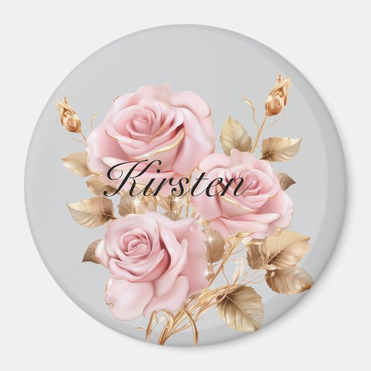Graurosa Rose Magnet (Vorne)