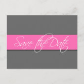 Graurosa Save the Date Postkarte (Vorderseite)