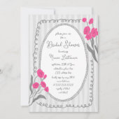 Graurosa Whimsikales Brautparty Einladung (Vorderseite)