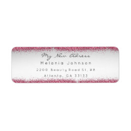 Graurosafarbener Glitzer New Adress Delicate