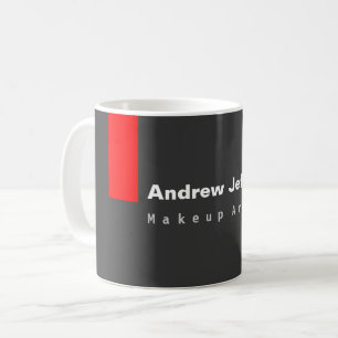 Graurot Minimalistisch Moderne Schlicht bemerkensw Kaffeetasse