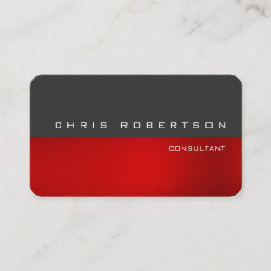 Graurote, attraktive, charmante Visitenkarte