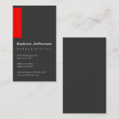 Graurote Beruflich Makeup Artist Business Card Visitenkarte (Vorne/Hinten)