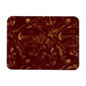 Graurote und gelbe Paver Magnet (Horizontal)