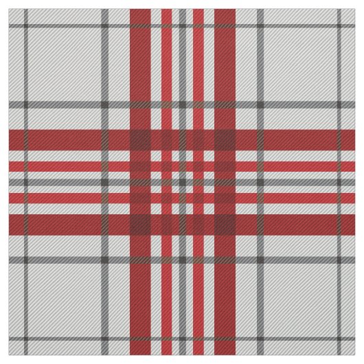 Graurotes Kariertes Muster Stoff (Muster)