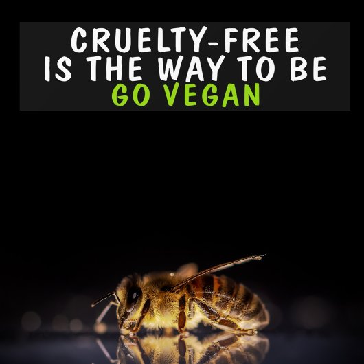 Grausam frei ist der Weg, um Veganer Aktivismus zu Autoaufkleber