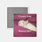 grausam frei magnet (Vorderseite/Rückseite)