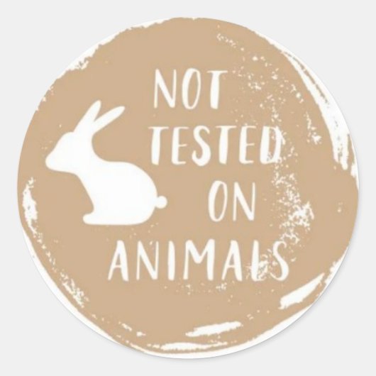 grausam runder aufkleber (Vorderseite)