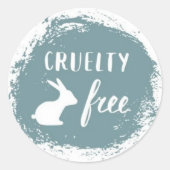 grausam runder aufkleber (Vorderseite)