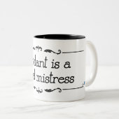 "Grausame Geliebte-" Tasse (VorderseiteRechts)