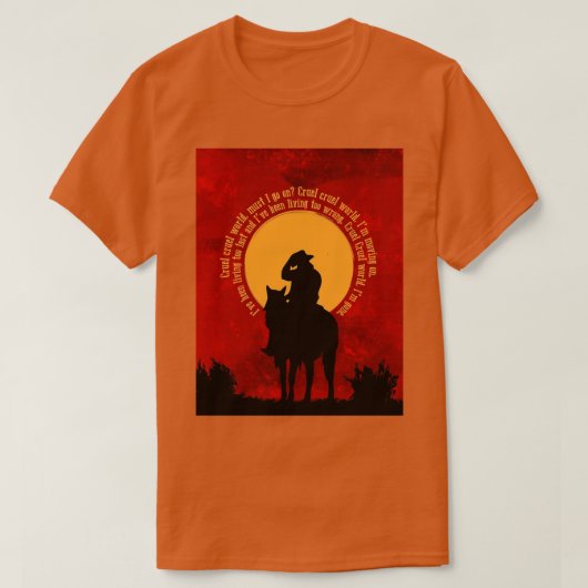Grausame Welt T-Shirt (Design vorne)
