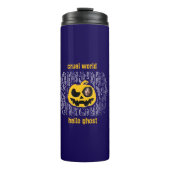 Grausame Welt Thermosbecher (Vorderseite)