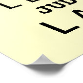 Grausamer Anwalt ernennt den Funny Lawyer Nickname Poster (Ecke)