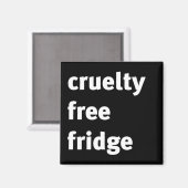 Grausamer freier Kühlschrank kühl Magnet (Vorderseite/Rückseite)